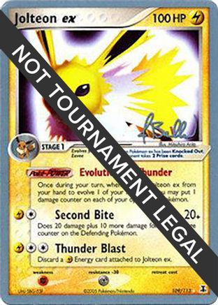 Jolteon ex - 2006 (Jimmy Ballard) - 109 - Ultra Rare