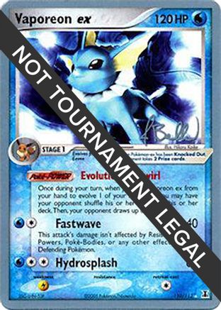 Vaporeon ex - 2006 (Jimmy Ballard) - 110 - Ultra Rare