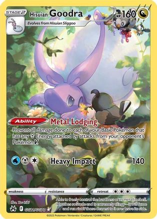 Hisuian Goodra - GG21/GG70 - Ultra Rare