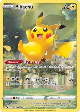 Pikachu - GG30/GG70 - Ultra Rare