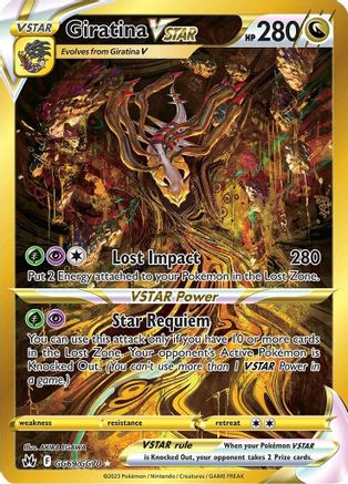 Giratina VSTAR (Secret) - GG69/GG70 - Secret Rare