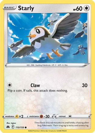 Starly - 110/159 - Common - Reverse Holofoil