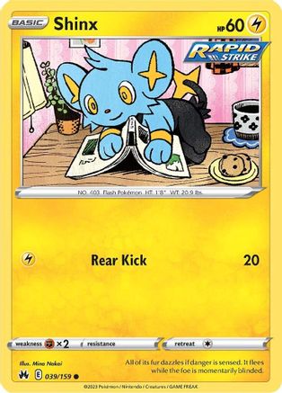 Shinx (39) - 039/159 - Common - Reverse Holofoil