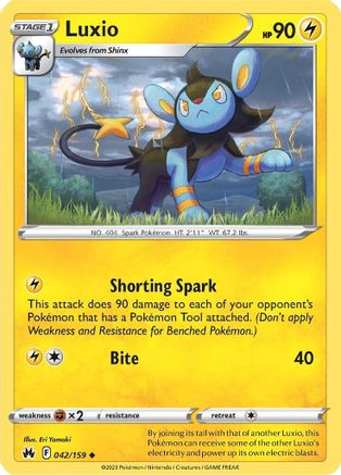 Luxio (42) - 042/159 - Uncommon