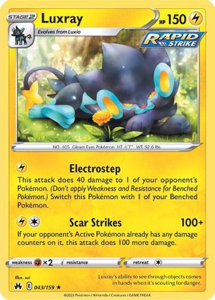 Luxray (43) - 043/159 - Rare