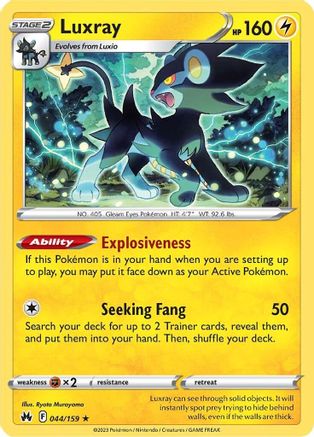 Luxray (44) - 044/159 - Rare