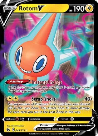 Rotom V - 045/159 - Ultra Rare