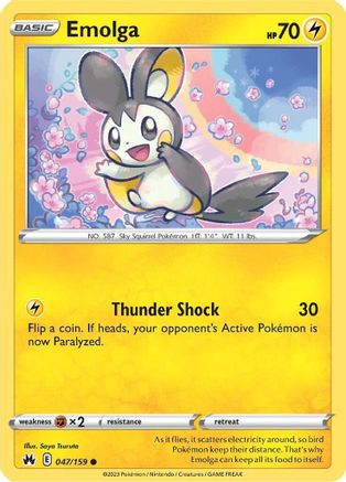 Emolga - 047/159 - Common - Reverse Holofoil