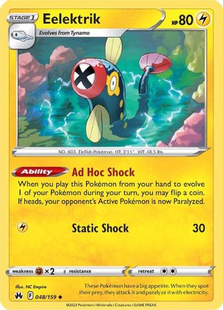 Eelektrik - 048/159 - Uncommon - Reverse Holofoil