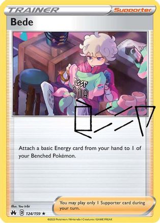 Bede - 124/159 - Holo Rare - Reverse Holofoil