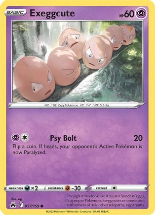 Exeggcute - 057/159 - Common - Reverse Holofoil