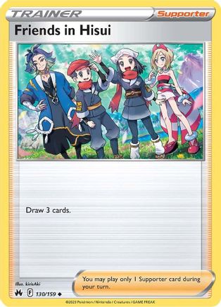 Friends in Hisui - 130/159 - Uncommon - Reverse Holofoil