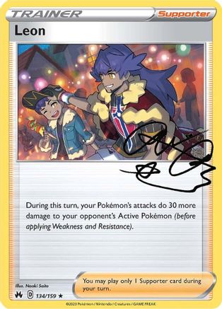 Leon - 134/159 - Holo Rare - Reverse Holofoil