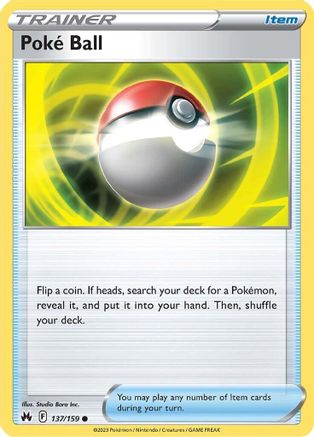 Poke Ball - 137/159 - Common - Reverse Holofoil