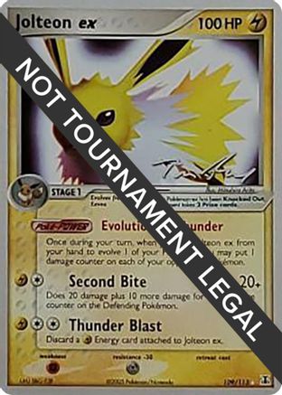 Jolteon ex - 2007 (Tom Roos) - 109 - Ultra Rare
