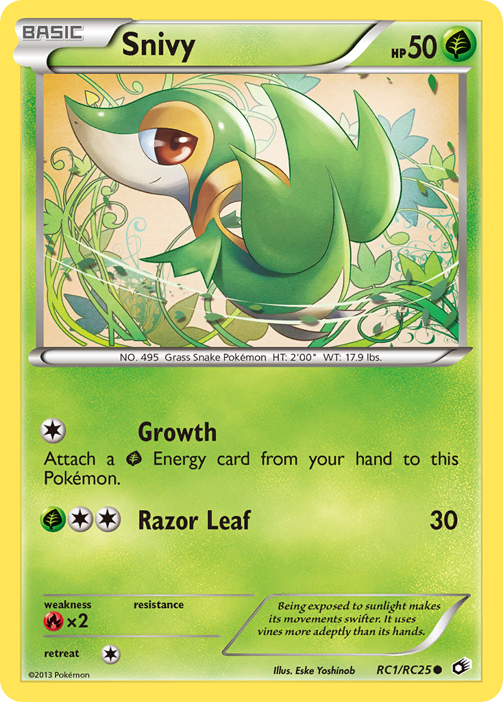 Snivy (RC1/RC25) [Black & White: Legendary Treasures]