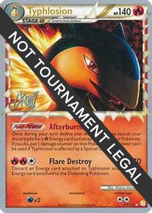 Typhlosion - 2011 (Christopher Kan) - 110 - Ultra Rare