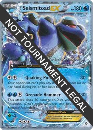 Seismitoad EX - 020 - Ultra Rare