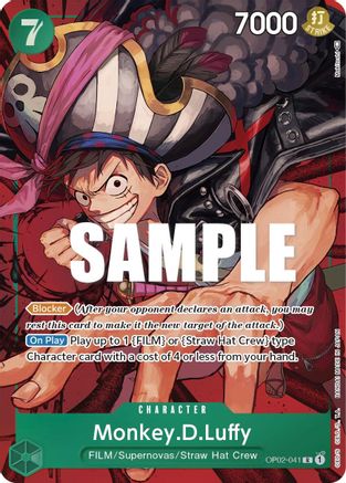 Monkey.D.Luffy (041) (Alternate Art) - OP02-041 - Rare