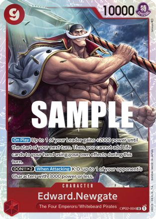 Edward.Newgate (004) - OP02-004 - Super Rare
