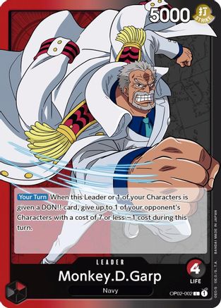 Monkey.D.Garp (002) - OP02-002 - Leader