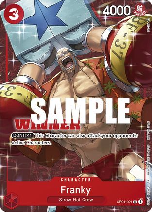 Franky (Tournament Pack Vol. 2) [Winner] - OP01-021 - Promo