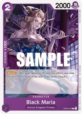 Black Maria (Tournament Pack Vol. 2) - ST04-011 - Promo