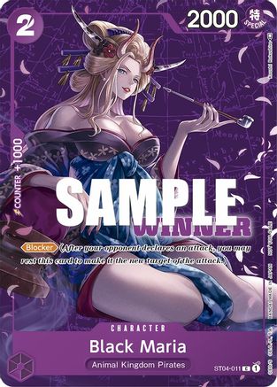 Black Maria (Tournament Pack Vol. 2) [Winner] - ST04-011 - Promo