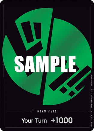 DON!! Card (Green) - - Promo