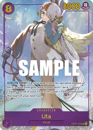 Uta (Alternate Art) - OP02-120 - Secret Rare