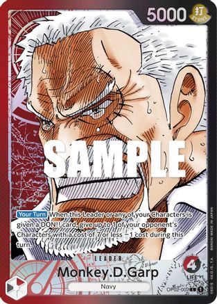 Monkey.D.Garp (002) (Alternate Art) - OP02-002 - Leader