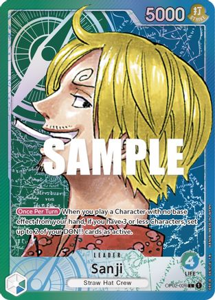 Sanji (Alternate Art) - OP02-026 - Leader