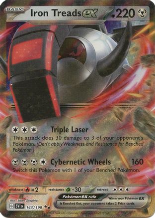 Iron Treads ex - 143/198 - Double Rare