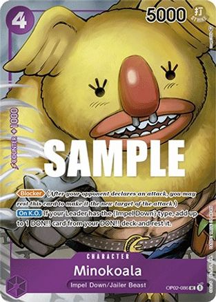 Minokoala (Box Topper) - OP02-086 - Uncommon