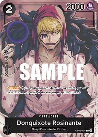Donquixote Rosinante (Box Topper) - OP02-108 - Common