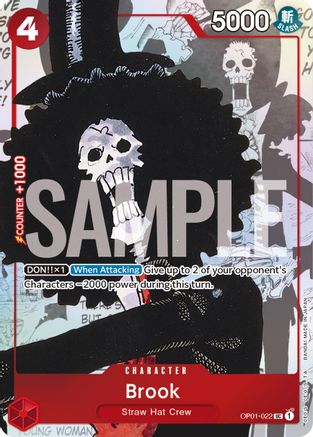 Brook - OP01-022 (Alternate Art) - OP01-022 - Promo