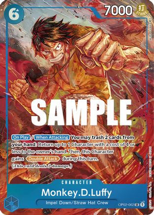 Monkey.D.Luffy (062) (Alternate Art) - OP02-062 - Super Rare