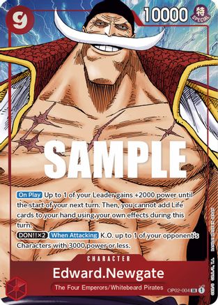 Edward.Newgate (004) (Alternate Art) - OP02-004 - Super Rare