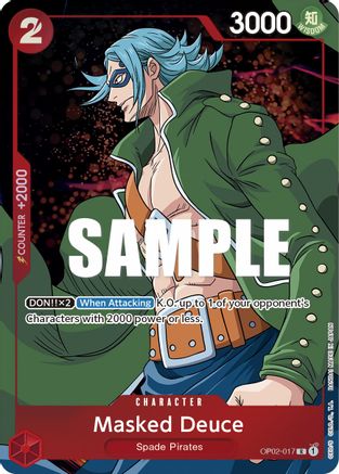 Masked Deuce (Alternate Art) - OP02-017 - Rare