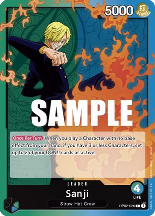 Sanji - OP02-026 - Leader