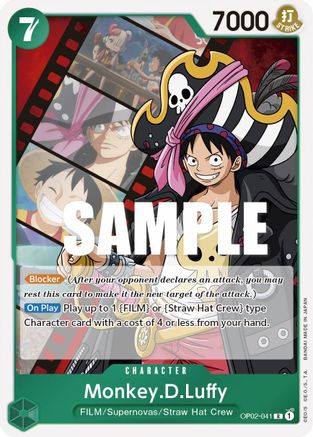 Monkey.D.Luffy (041) - OP02-041 - Rare