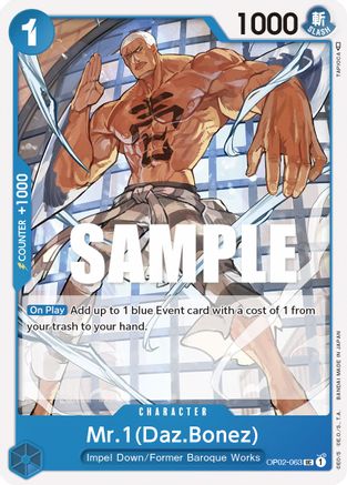 Mr.1 (Daz.Bonez) - OP02-063 - Uncommon