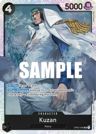 Kuzan (096) - OP02-096 - Super Rare