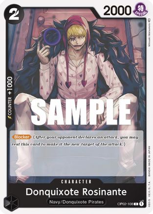 Donquixote Rosinante - OP02-108 - Common
