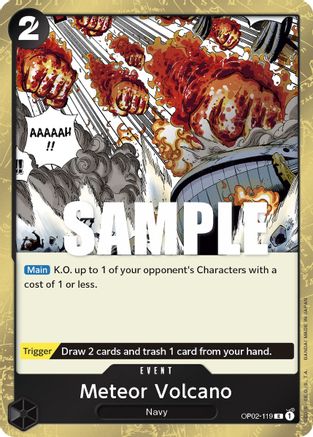Meteor Volcano - OP02-119 - Rare