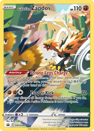 Galarian Zapdos - SWSH283 - Promo - Holofoil