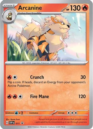 Arcanine - 011 - Promo - Holofoil
