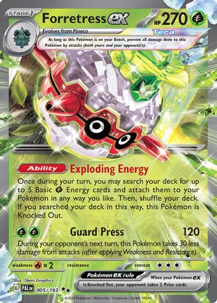 Forretress ex - 005/193 - Double Rare