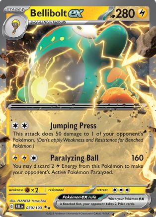 Bellibolt ex - 079/193 - Double Rare