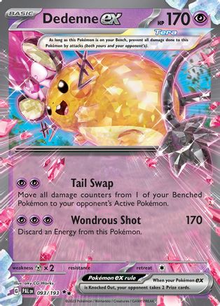 Dedenne ex - 093/193 - Double Rare